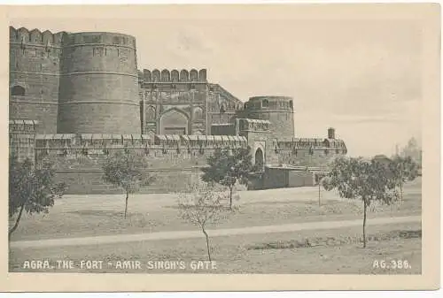 PC11315 Agra. Das Fort Amir Singhs Gate. D. Makropolo