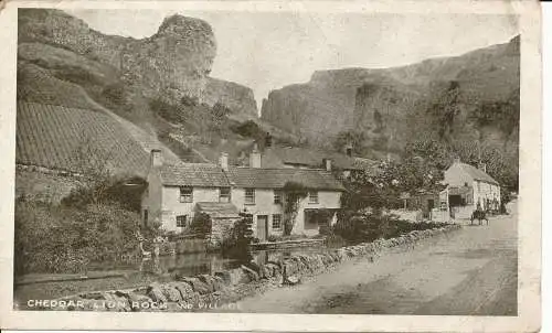 PC06514 Cheddar Lion Rock and Village