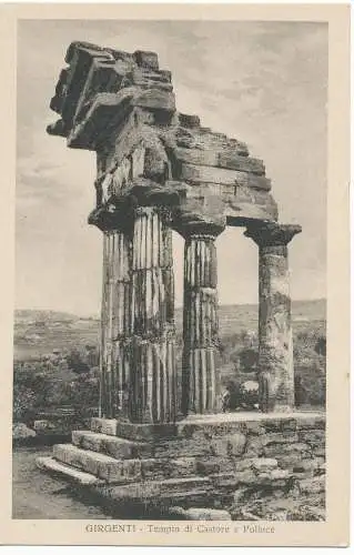 PC10084 Drehmaschinen. Tempel von Biber und Polluce. F. Galifi Crupi. Nr. 98