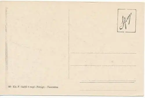 PC10084 Drehmaschinen. Tempel von Biber und Polluce. F. Galifi Crupi. Nr. 98