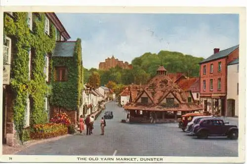 PC11738 Der alte Garnmarkt. Dunster. Nr. 78. 1953