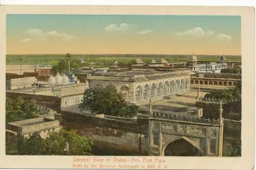 PC11320 Allgemeine Ansicht von Diwan Am. Fort Agra. H. A. Mirza