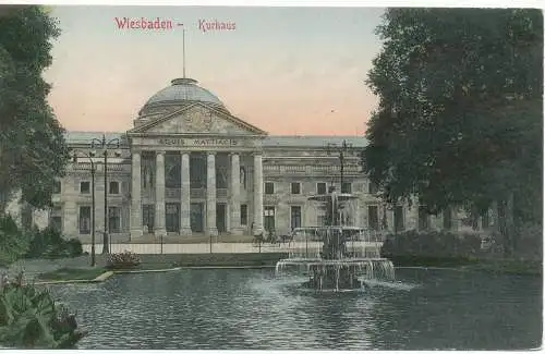 PC09497 Wiesbaden. Kurhaus. Stengel. Nr. 36333