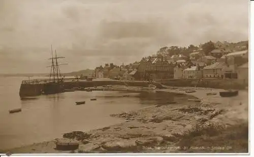 PC08093 Der Hafen. St. Mawes. Judges Ltd. Nr. 8015. RP