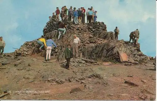 PC06594 Der Gipfel von Snowdon. Lachs. 1978