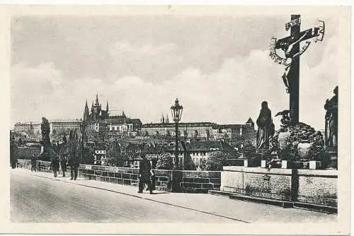 PC10221 Prag. Hradschin und Karlsbrucke. Nr. 44174