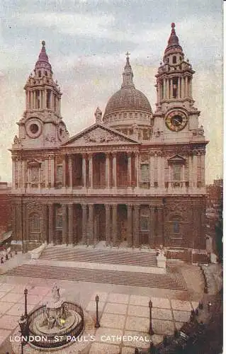 PC06892 London. St. Pauls Kathedrale. Lachs. Nr. 5017P