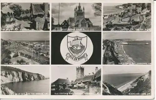 PC08125 Isle of Wight. Multi-View. In der Nähe. Ventnor. RP. 1956