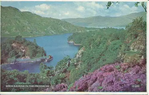 PC06713 Loch Katrine in den Trossachs. A. D. Henderson. Mastercolour. Kein C. 225