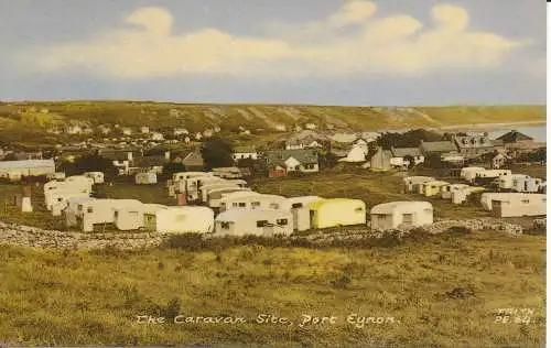 PC06723 The Caravan Site. Port Eynon. Frith. 1966