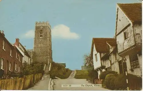 PC06768 Die Kirche. Kersey. Frith. 1970