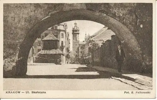 PC10519 Krakau. Ul. Skalaczna. E. Falkowski. Czytelnik. Nr. 8