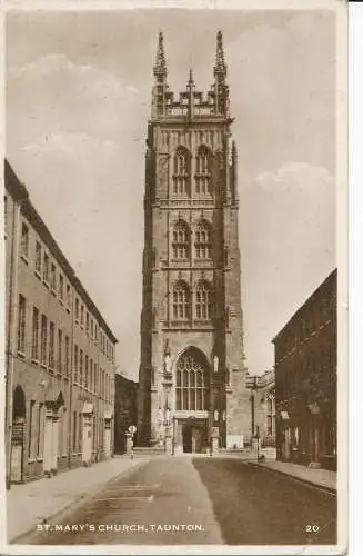 PC08030 St. Marys Kirche. Taunton. Nr. 20. RP