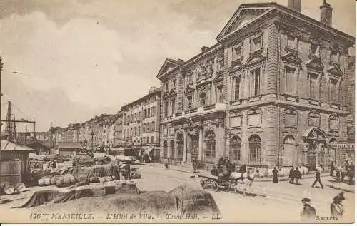 PC10534 Marseille. Rathaus. Levy Fils. Ausgewählt. Nr. 176