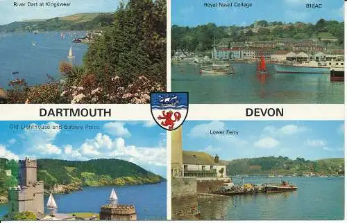 PC06903 Dartmouth und Devon. Multi-View. Harvey Barton. 1975