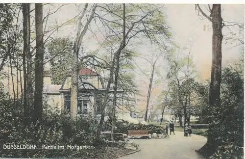 PC09495 Düsseldorf. Teil im Hofgarten. 1908