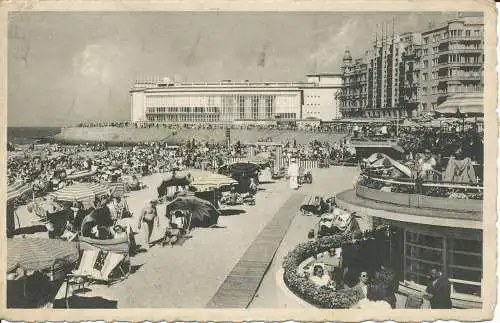 PC10515 Ostende. Kursaal und Strand. Ern. Thill. Nr. 436