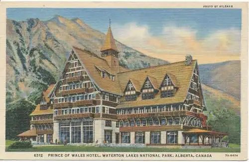 PC10866 Prince of Wales Hotel. Waterton Lakes Nationalpark. Alberta. Kanada. 19