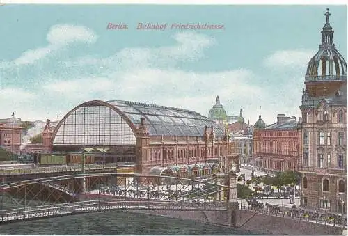 PC09478 Berlin. Bahnhof Friedrichstraße. 1911