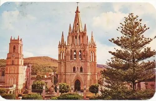 PC09693 Kirche San Miguel Allende. Guanajuato. Mexiko. 1970
