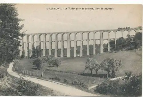 PC09863 Chaumont. Das Viadukt. Jullien und Morel