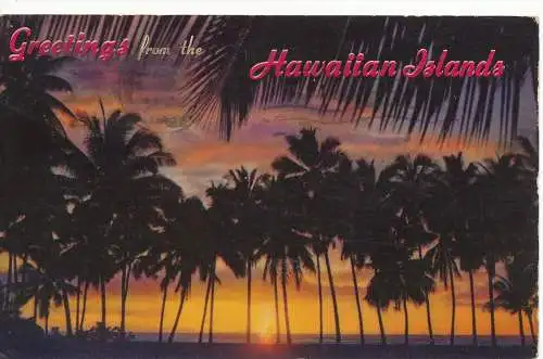 PC09463 Grüße von den Hawaii-Inseln. William F. Sullivan. 1965