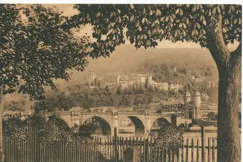 PC09778 von Heidelberg. Alte Brucke. Josef Ignatz Vogt