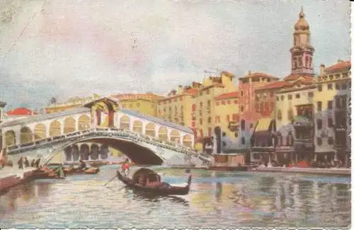 PC10645 Venedig. Rialtobrücke. A. Kroketten