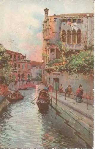 PC10659 Venedig. Rio delle Maravegie. A. Kroketten