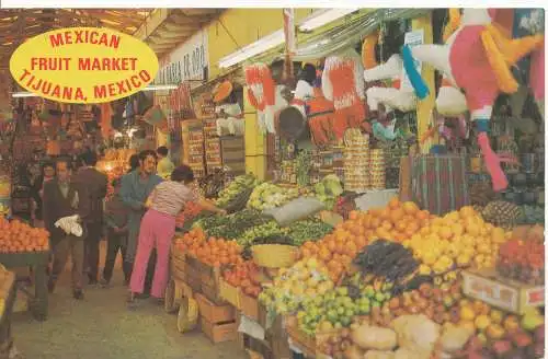 PC09709 Mexikanischer Obstmarkt. Tijuana. Mexiko. 1976