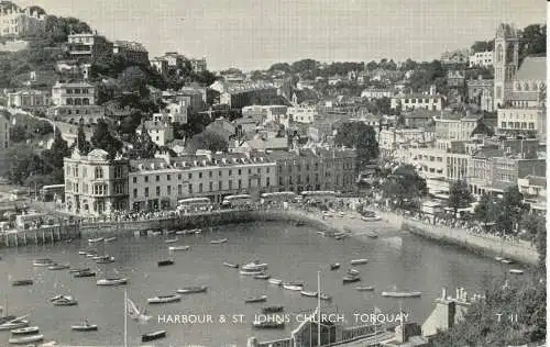 PC06775 Hafen und St. Johns Kirche. Torquay. Lansdowne