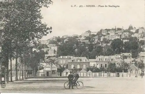 PC10833 Rouen. Place du Boulingrin. C.V. Nr. 387