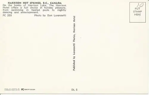 PC10729 Harrison Hot Springs. B.C. Kanada. Don Lorenzetti