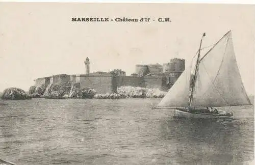 PC10972 Marseille. Chateau d If. C.M