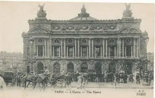 PC10967 Paris. L Opera. Die Oper. F.F. Paris. F. Fleury