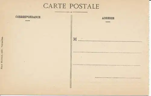 PC10779 Versailles. Schlafzimmer von König Ludwig XIV. Frau Moreau. Nr. 10