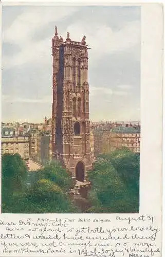 PC09790 Paris. Der Turm von Saint Jacques. Nr. 18. 1905