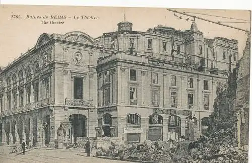 PC09805 Ruinen von Reims. Das Theater. Fototypie. Nr. 2765