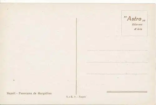 PC10033 Neapel. Panorama von Margellina