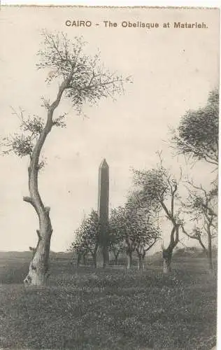 PC10360 Kairo. Der Obelisk in Matarieh. Nr. 597