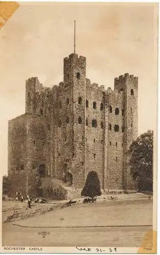 PC11824 Rochester Castle. Photochrom. Nr. 77564. RP