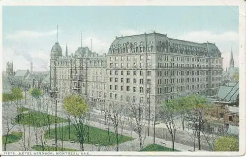 PC10725 Hotel Windsor. Montreal. Dass. Phostint