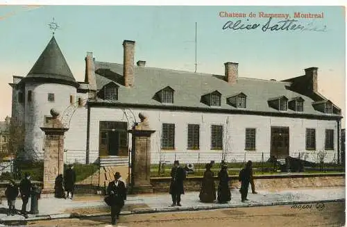 PC10855 Schloss von Ramezay. Montreal. Valentinstag. Nr. 100601. 1912