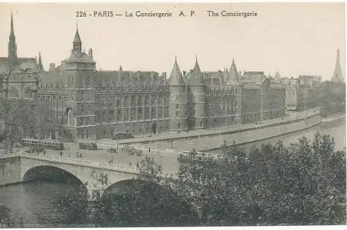 PC09975 Paris. Die Conciergerie. A. Papeghin. Nr. 226