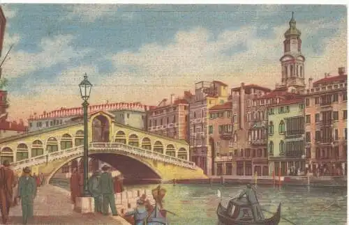 PC10025 Venedig. Rialtobrücke