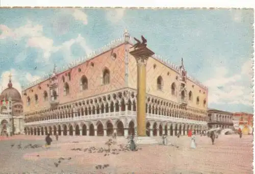 PC12196 Venedig. Dogenpalast. A. Kroketten