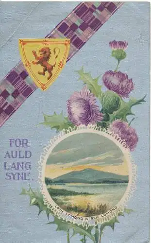 PC13081 für Auld Land Syne. Loch Lomond und Ben Lomond. B. B. London Serie E.1