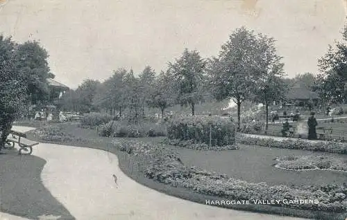 PC12981 Harrogate. Valley Gardens. Photochrom. B. Hopkins