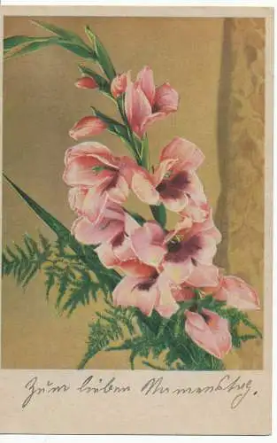 PC13331 alte Postkarte. Blumen. Pastell. Nr. 3515. 1944