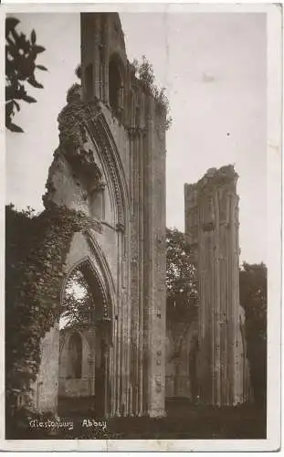 PC13356 Glastonbury Abbey. Bamforth und Co. RP